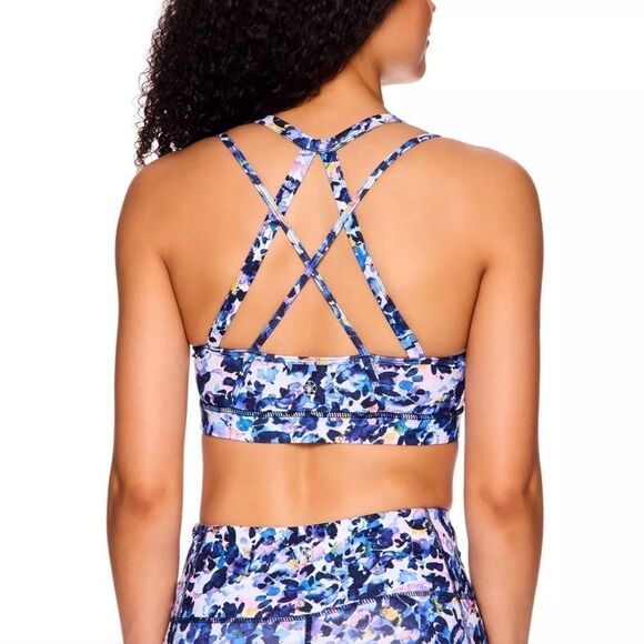 Gaiam‎ Shiva Elsie Print Medium-Impact Sports Bra Size Small - Picture 1 of 8